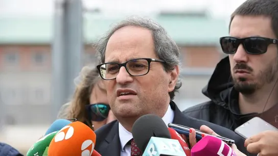 El presidente de la Generalitat de Cataluña, Quim Torra El presidente de la Generalitat de Cataluña, Quim Torra