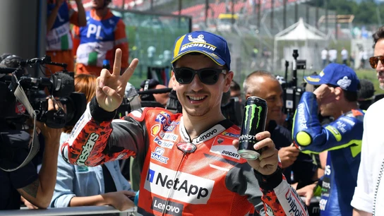 Jorge Lorenzo, antes de una carrera con Ducati Jorge Lorenzo, antes de una carrera con Ducati