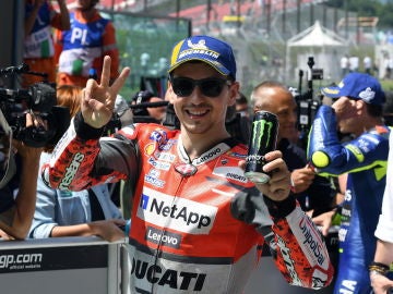 Jorge Lorenzo, antes de una carrera con Ducati Jorge Lorenzo, antes de una carrera con Ducati