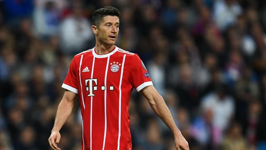 Lewandowski, en un partido con el Bayern de Múnich Lewandowski, en un partido con el Bayern de Múnich