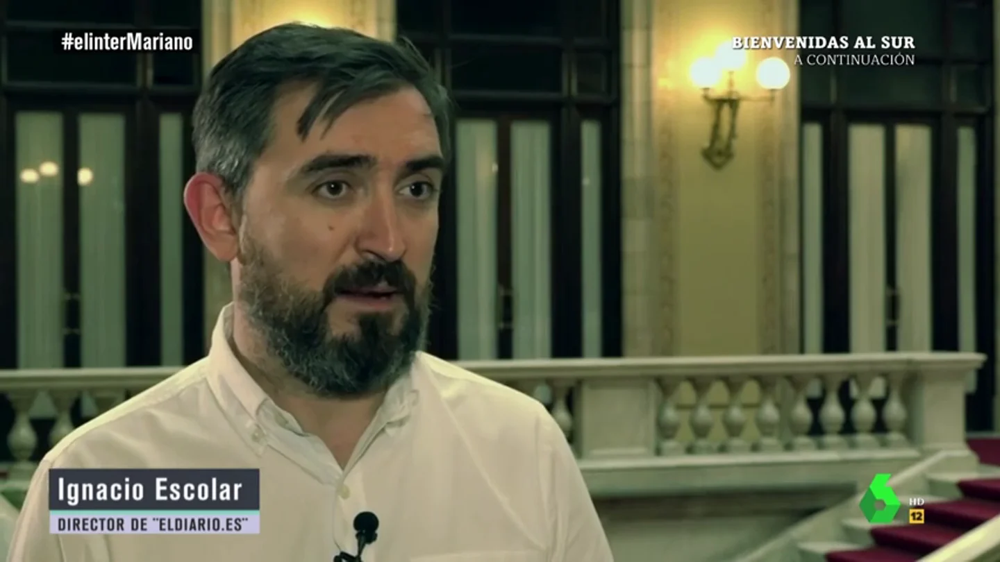 <p>Ignacio Escolar: "Álvaro Lapuerta mandó un mensaje a Mariano Rajoy para contarle que había recibido amenazas telefónicas"</p> <p>Ignacio Escolar: "Álvaro Lapuerta mandó un mensaje a Mariano Rajoy para contarle que había recibido amenazas telefónicas"</p>