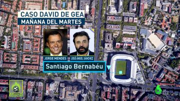<p>Reunión entre Jorge Mendes y el Real Madrid por el futuro de De Gea</p>