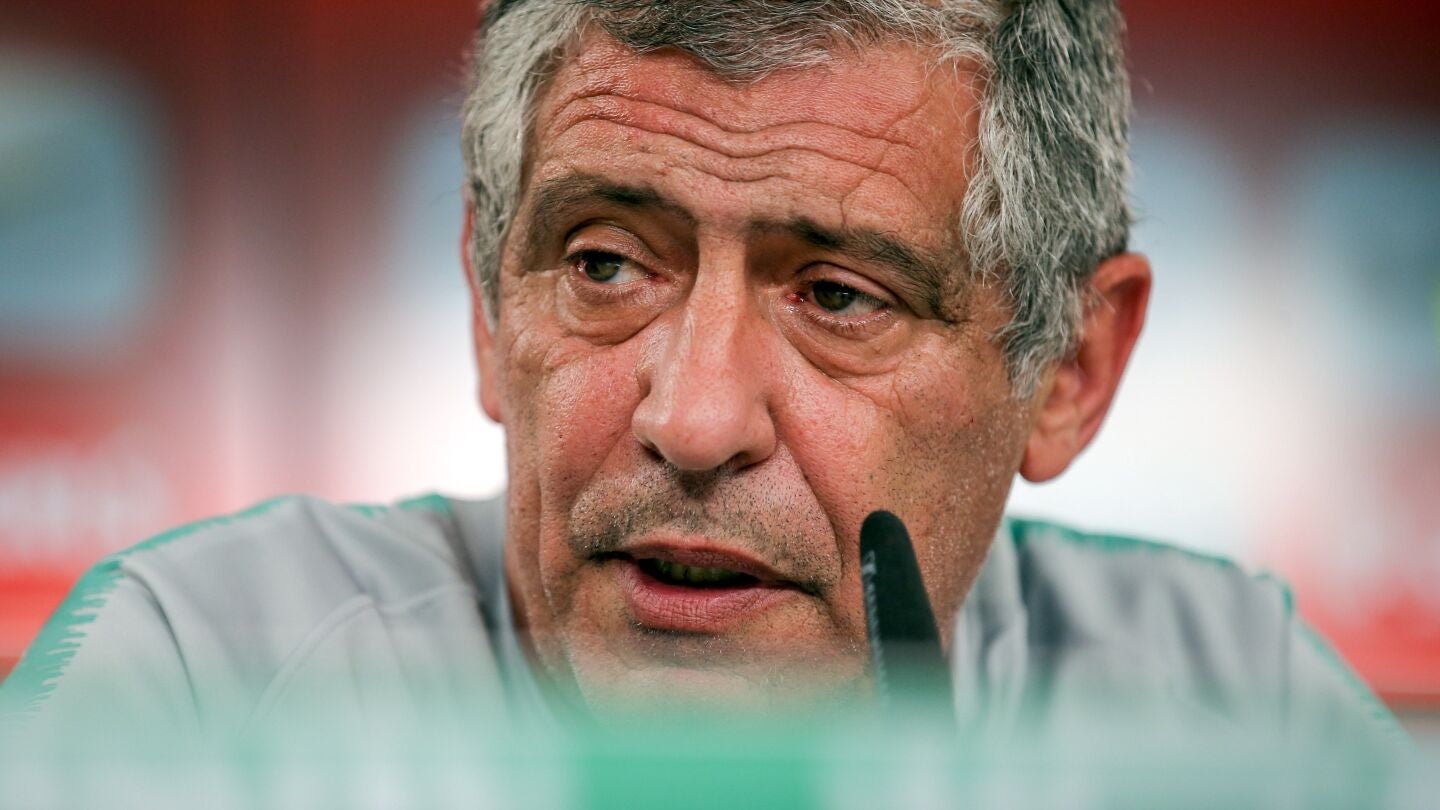 Fernando Santos, en rueda de prensa