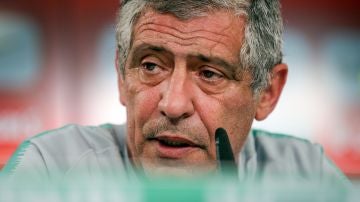 Fernando Santos, en rueda de prensa