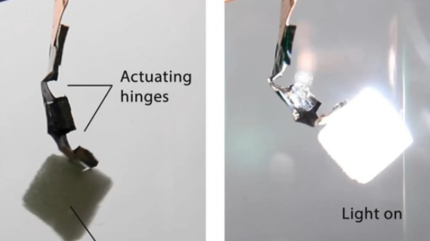 Robot que se activa con luz Robot que se activa con luz