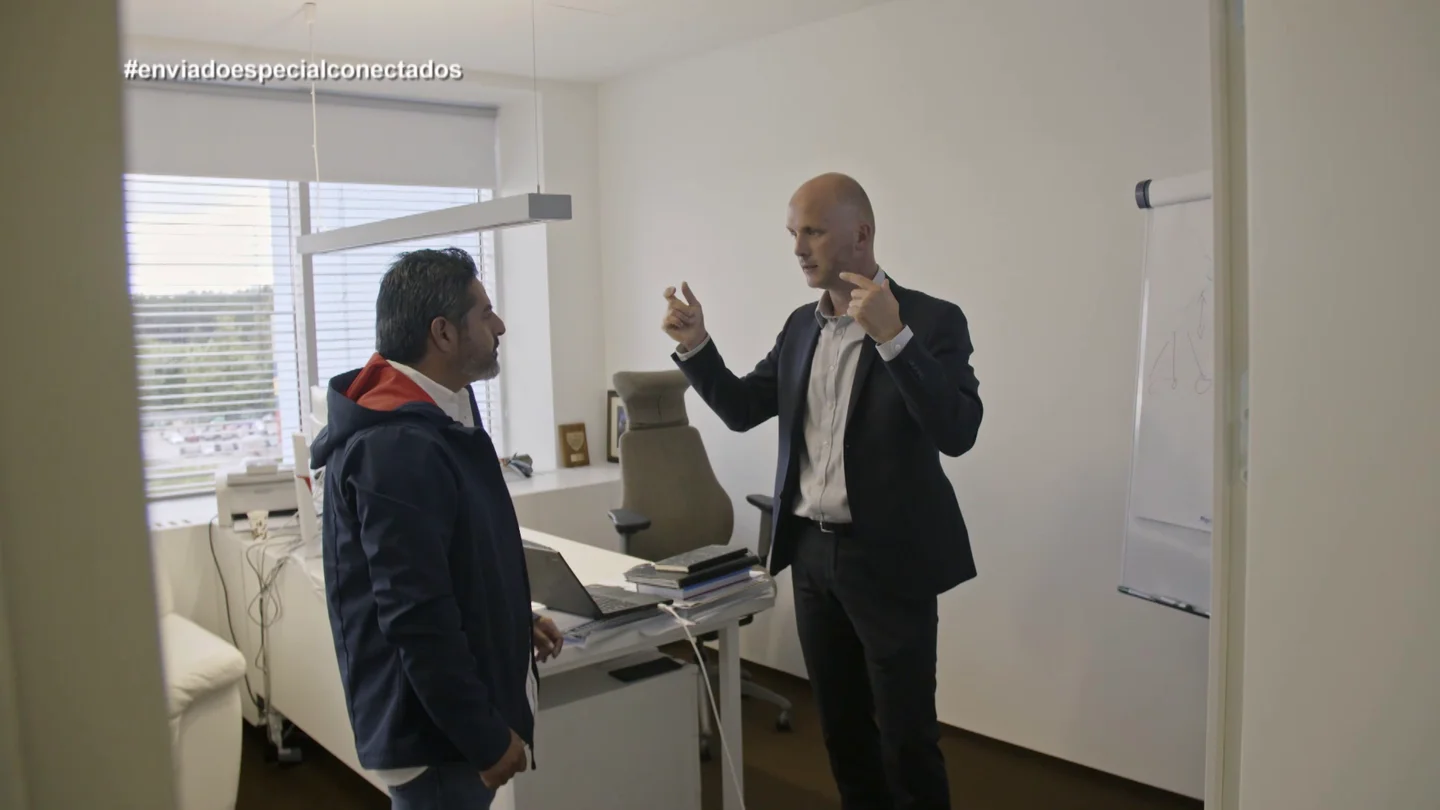 Jalis de la Serna en Enviado especial: la nación digital Jalis de la Serna en Enviado especial: la nación digital