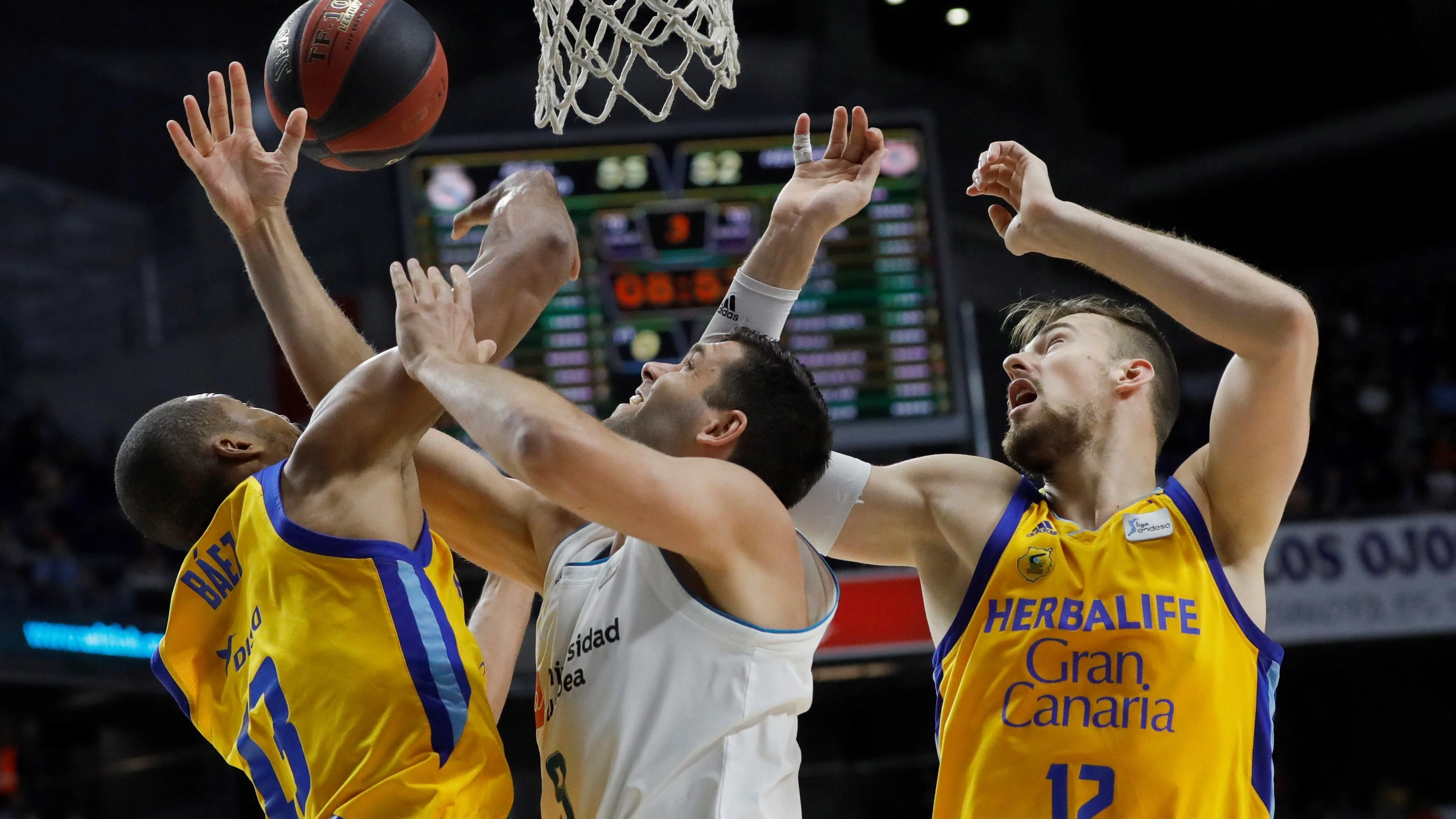 Felipe Reyes, en la serie de semifinales ante el Herbalife Gran Canaria