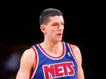 Drazen Petrovic, en un partido con los Nets Drazen Petrovic, en un partido con los Nets
