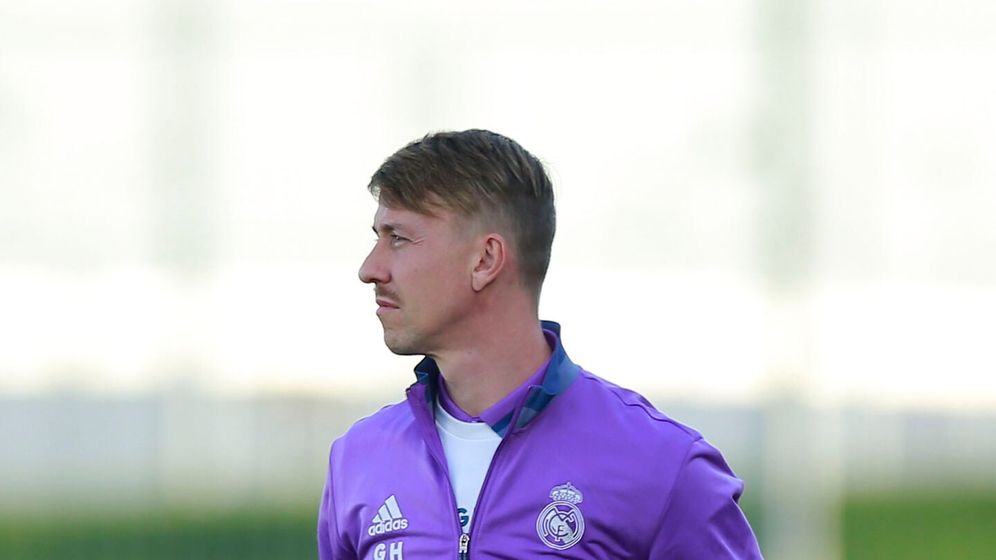 Jos&eacute; Mar&iacute;a Guti&eacute;rrez 'Guti', entrenando al Real Madrid en un partido de la 'Youth League'