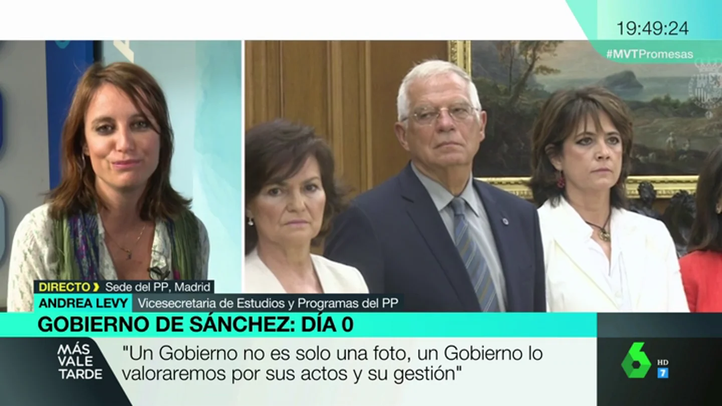 Andrea Levy, en Más Vale Tarde Andrea Levy, en Más Vale Tarde