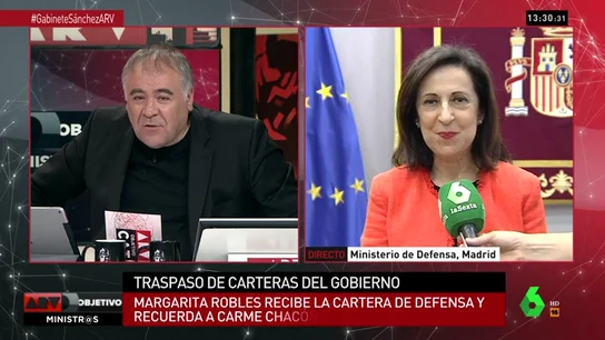 <p>Margarita Robles, ministra de Defensa: "Gracias al CNI ha habido una victoria en la lucha antiterrorista y ante muchas amenazas"</p> <p>Margarita Robles, ministra de Defensa: "Gracias al CNI ha habido una victoria en la lucha antiterrorista y ante muchas amenazas"</p>