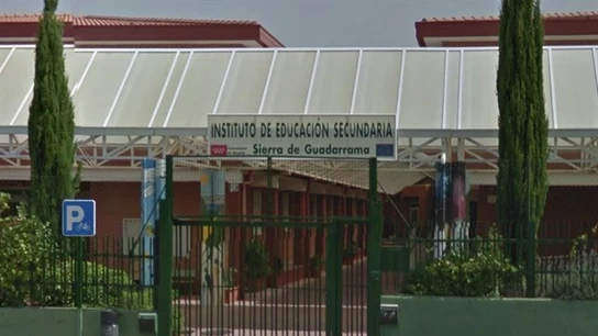 El instituto de Soto del Real en el que se encontraron las cámaras El instituto de Soto del Real en el que se encontraron las cámaras
