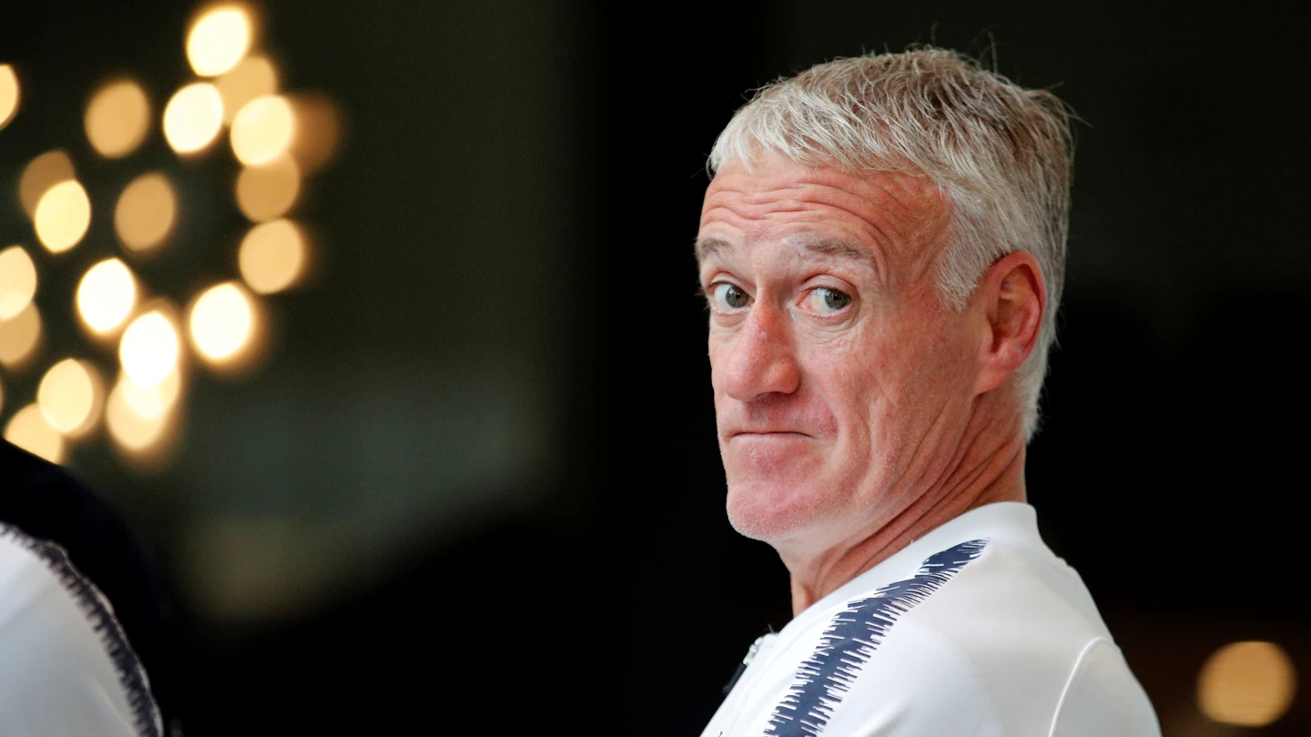 Didier Deschamps, en un acto de la selección francesa Didier Deschamps, en un acto de la selección francesa
