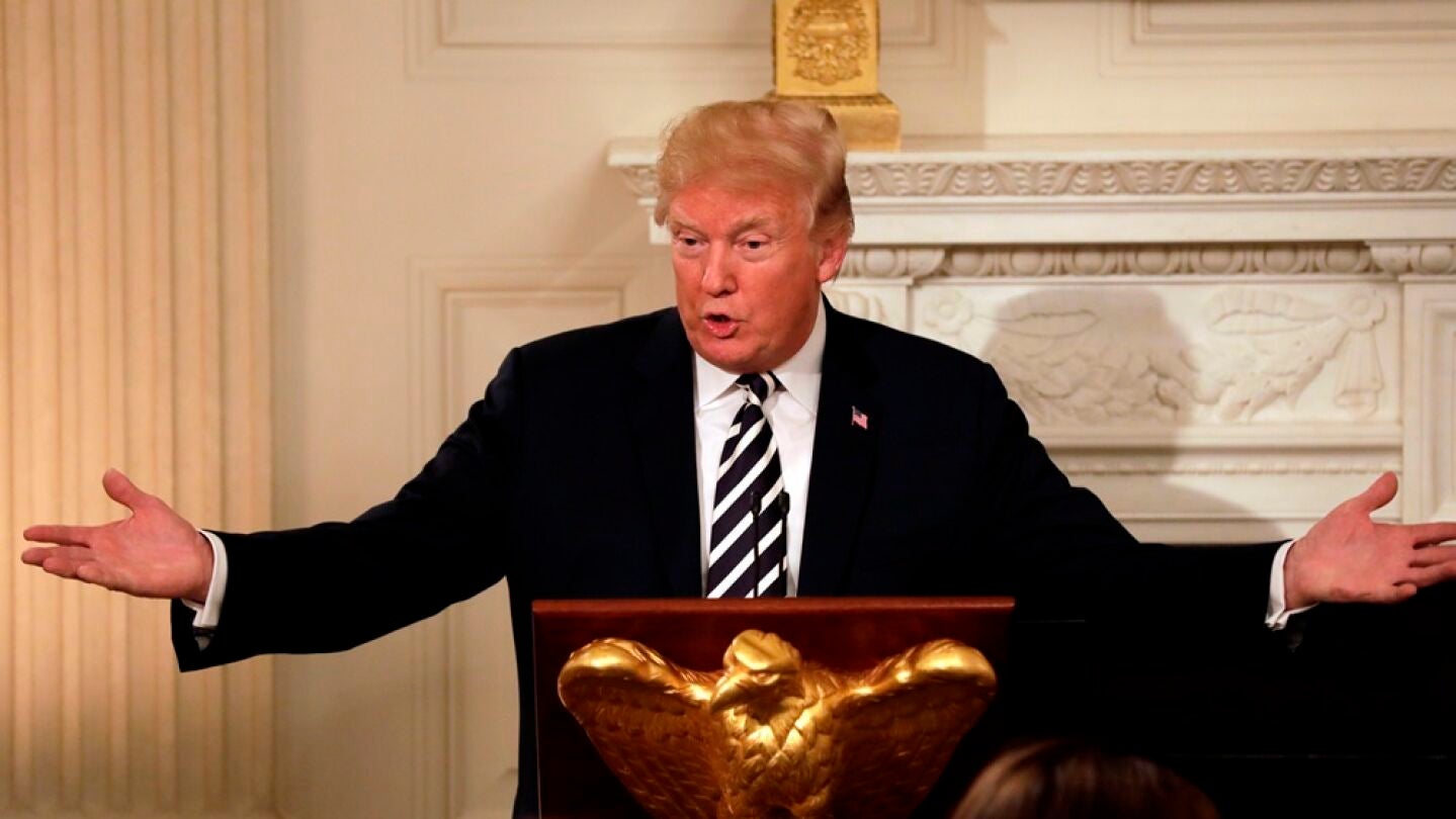 Donald Trump en una imagen de archivo