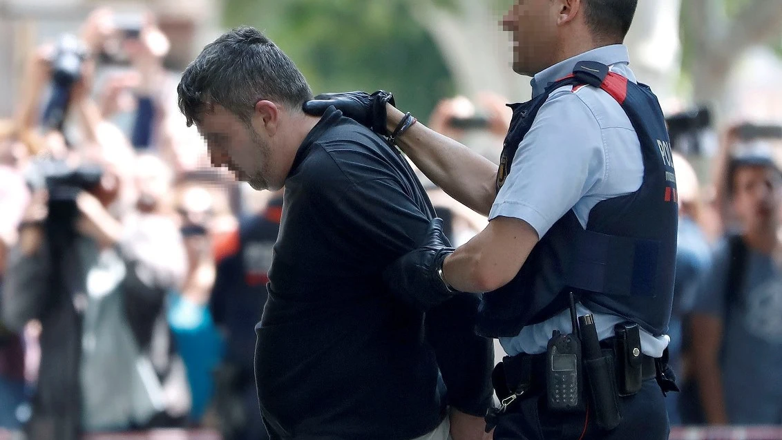 Imagen del detenido por el asesinato de la pequeña Laia