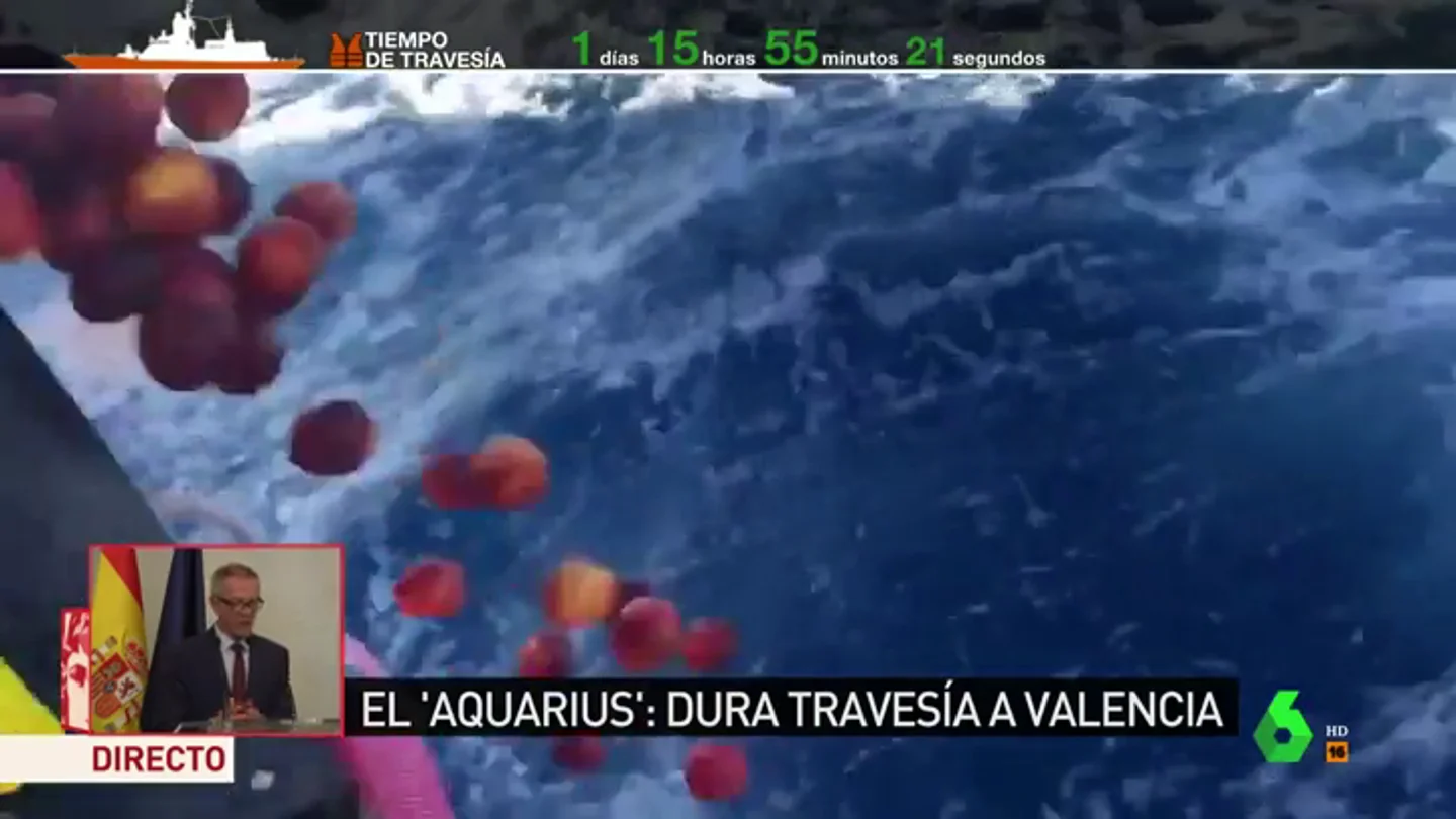 Tiran fruta en mal estado del Aquarius Tiran fruta en mal estado del Aquarius