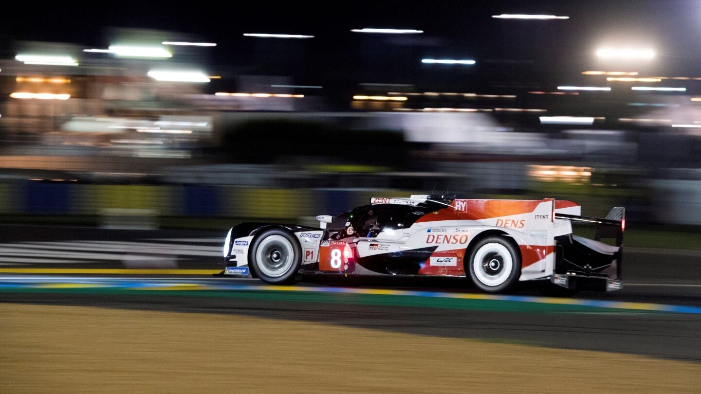 Fernando Alonso, en el circuito de La Sarthe