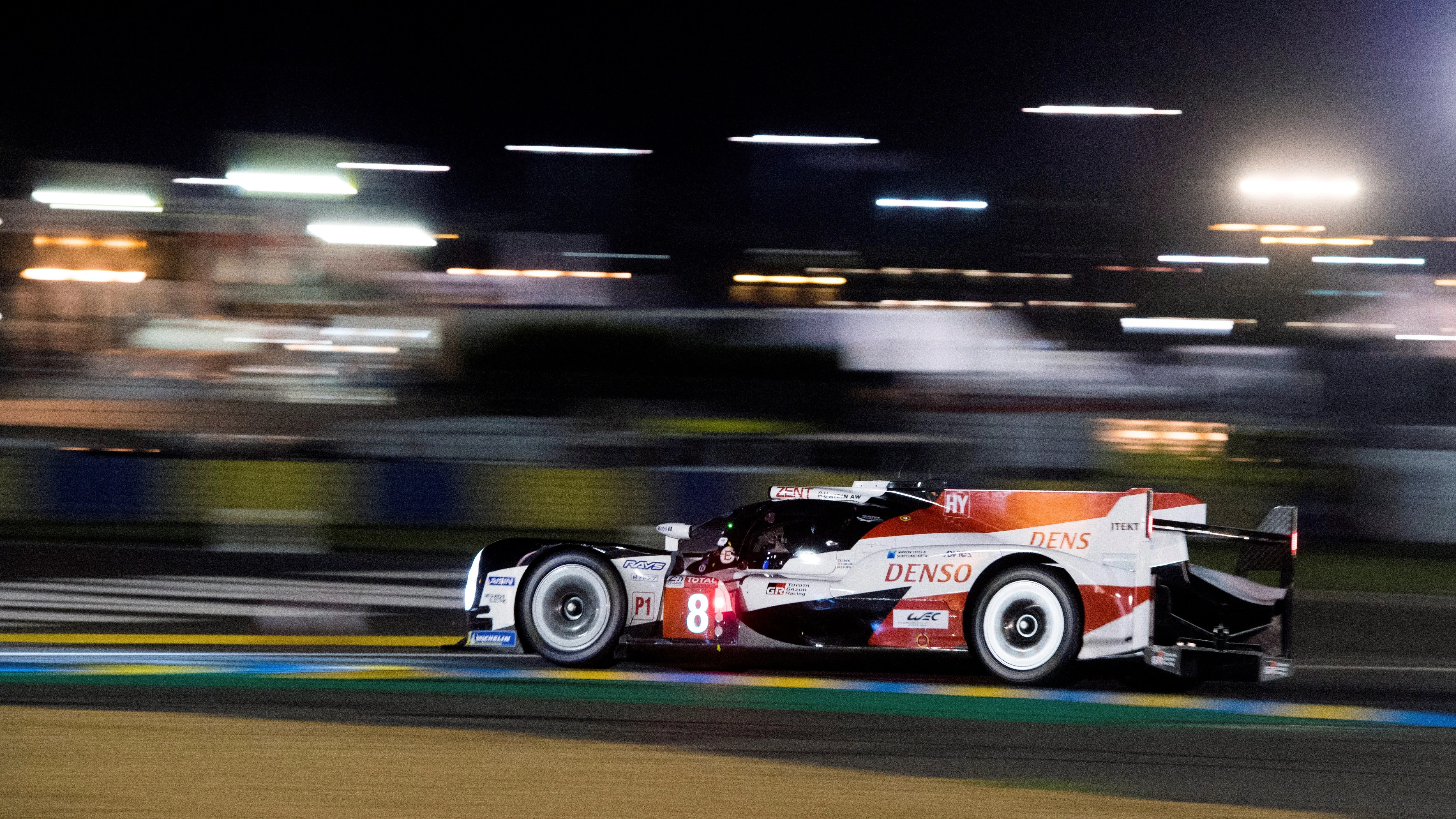 Fernando Alonso, en el circuito de La Sarthe