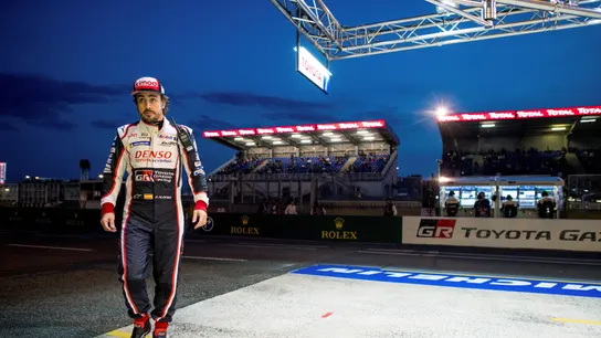 Fernando Alonso, en Le Mans Fernando Alonso, en Le Mans