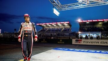 Fernando Alonso, en Le Mans