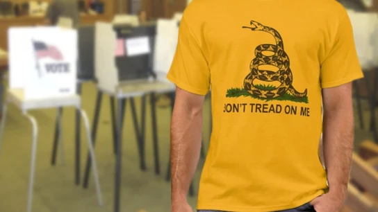 Camiseta con la bandera amarilla de Gadsden camiseta con la bandera amarilla de Gadsden