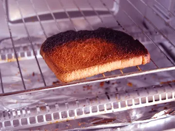 Tostada quemada Tostada quemada