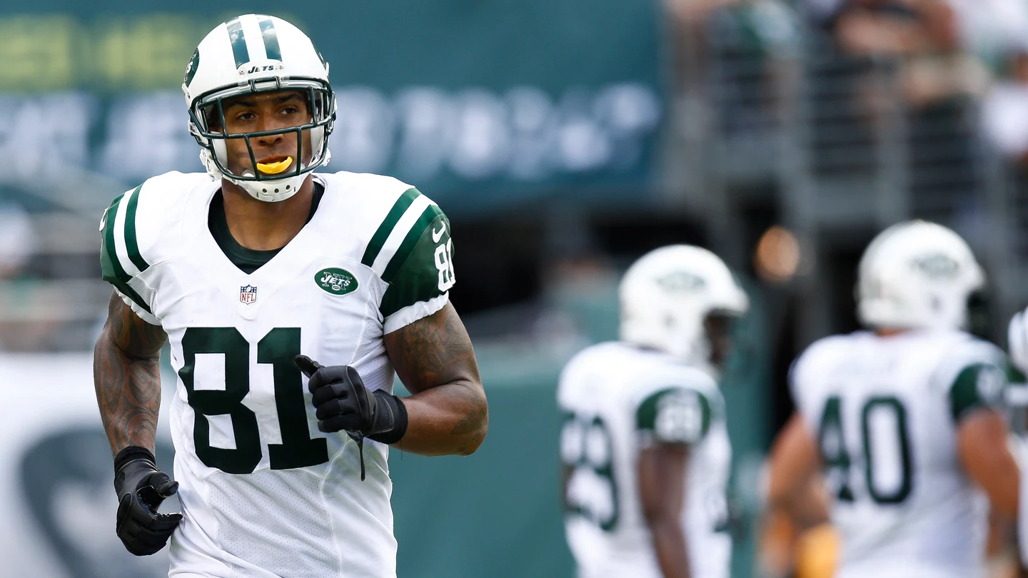 Kellen Winslow Jr., durante un partido con los Jets Kellen Winslow Jr., durante un partido con los Jets