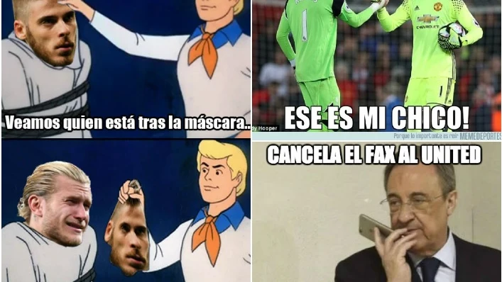 David de Gea, protagonista de los memes del Portugal - España