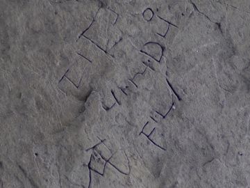 La nueva inscripción encontrada en Tintagel La nueva inscripción encontrada en Tintagel