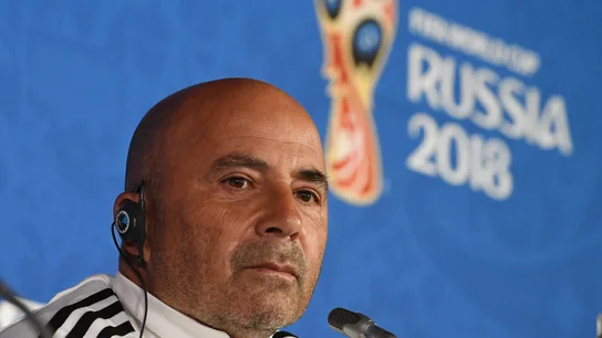 Jorge Sampaoli, en rueda de prensa Jorge Sampaoli, en rueda de prensa