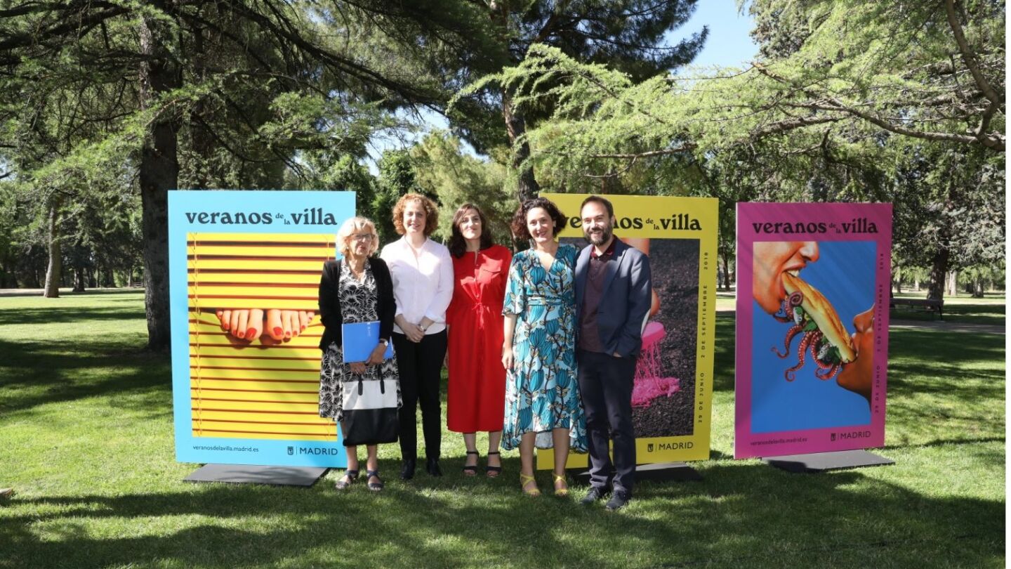 Manuela carmena en la inaguraci&oacute;n de Veranos de la Villa
