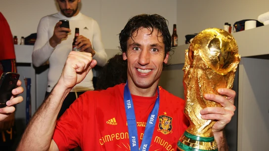 Joan Capdevila, con el Mundial Joan Capdevila, con el Mundial