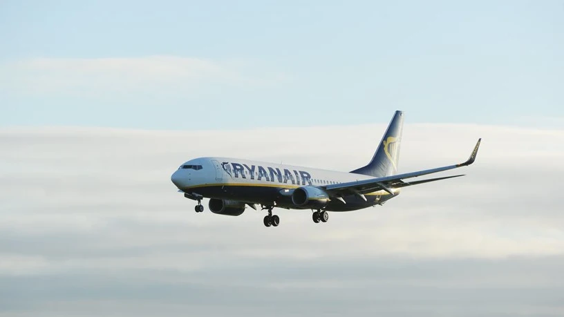 Un avión de Ryanair 