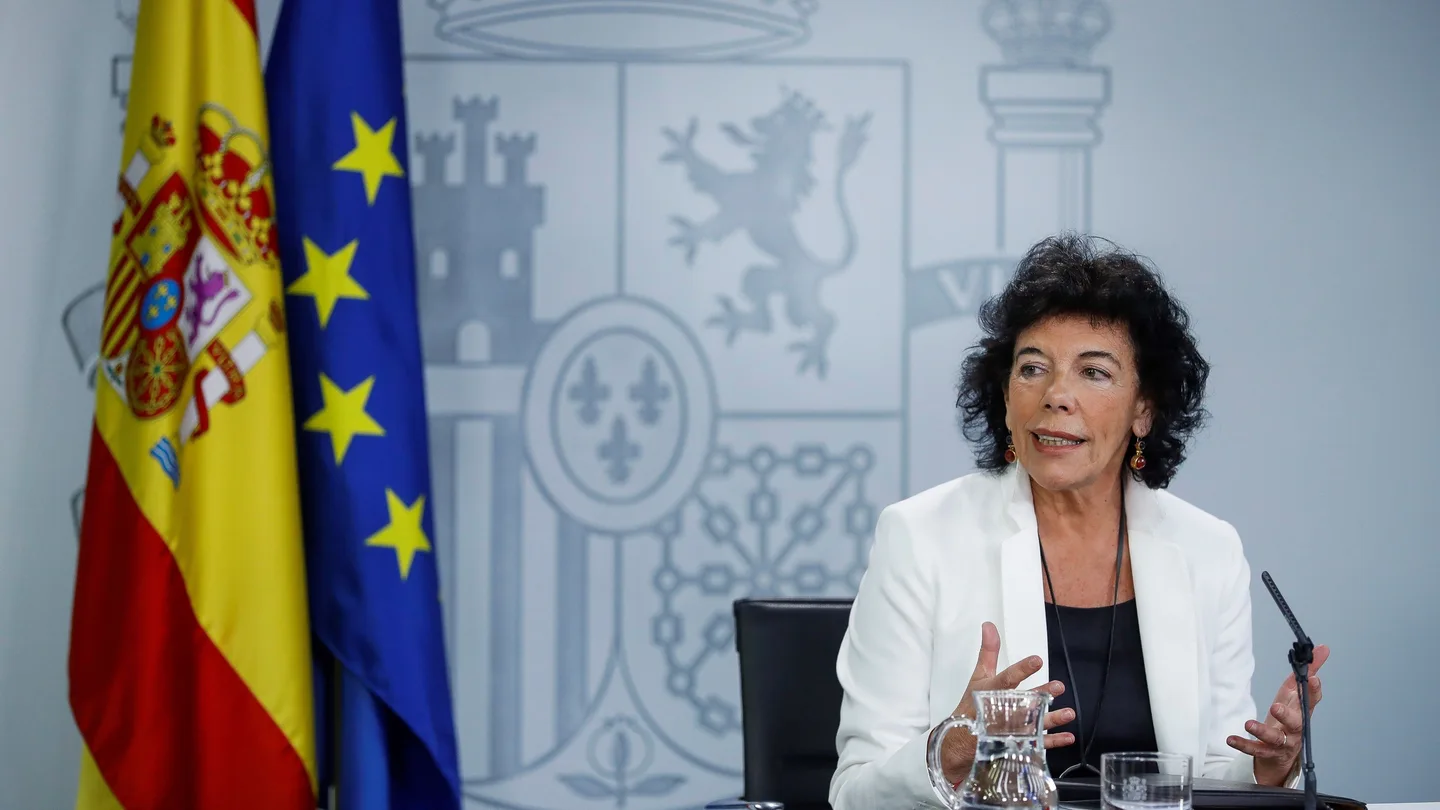 La ministra de Educación, FP y Portavocía del gobierno Isabel Celaá La ministra de Educación, FP y Portavocía del gobierno Isabel Celaá