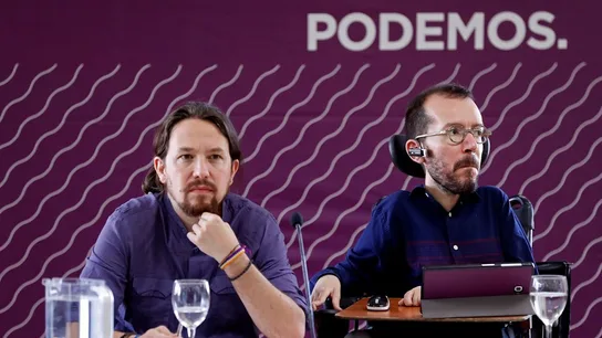 Pablo Iglesias y Pablo Echenique en el Consejo Ciudadano de Podemos Pablo Iglesias y Pablo Echenique en el Consejo Ciudadano de Podemos