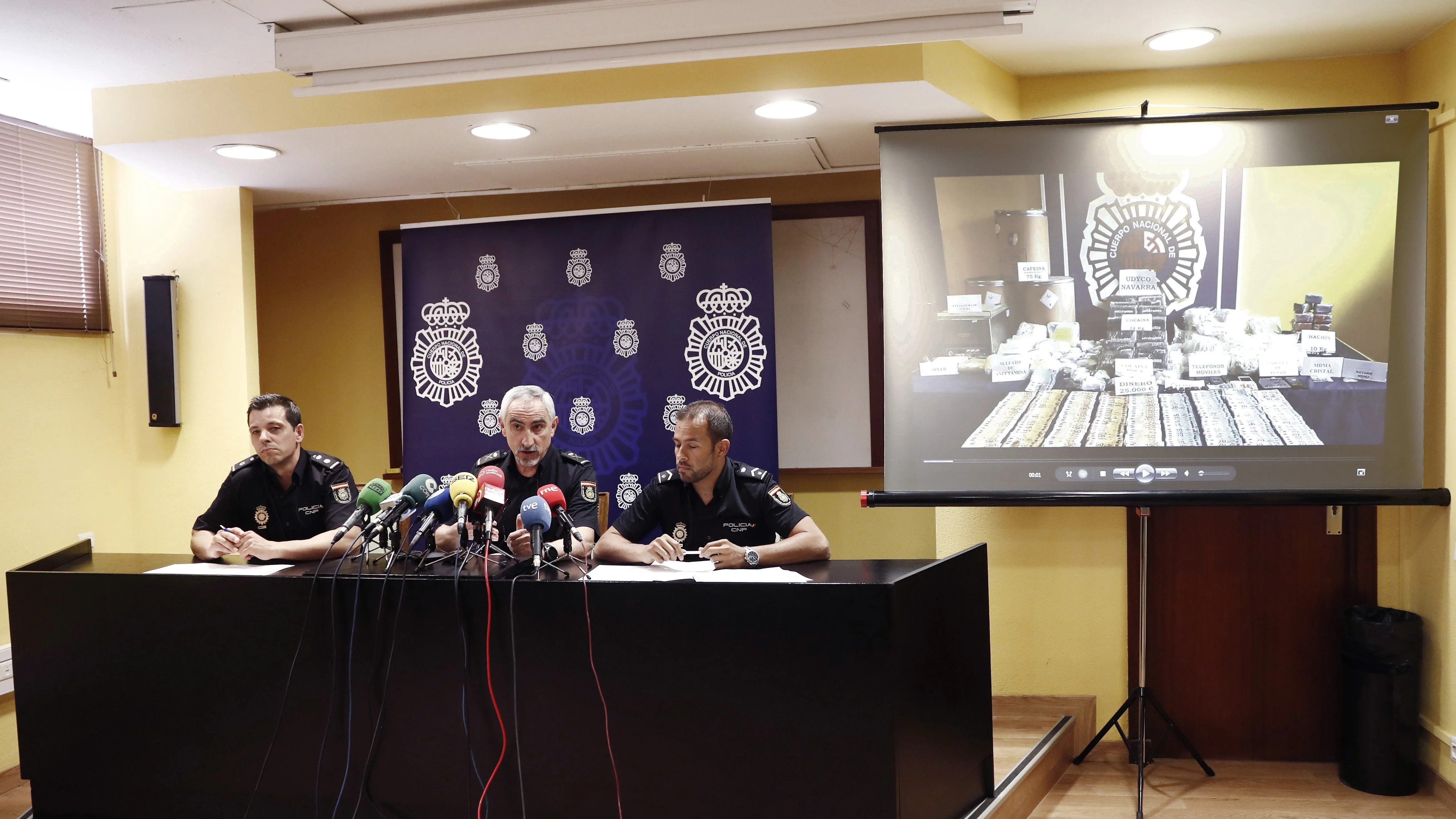 El comisario principal de la Policía Nacional en Navarra El comisario principal de la Policía Nacional en Navarra