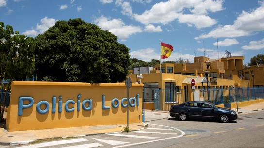 Vista exterior de la comisaría de la Policía Local de la localidad malagueña de Estepona Vista exterior de la comisaría de la Policía Local de la localidad malagueña de Estepona