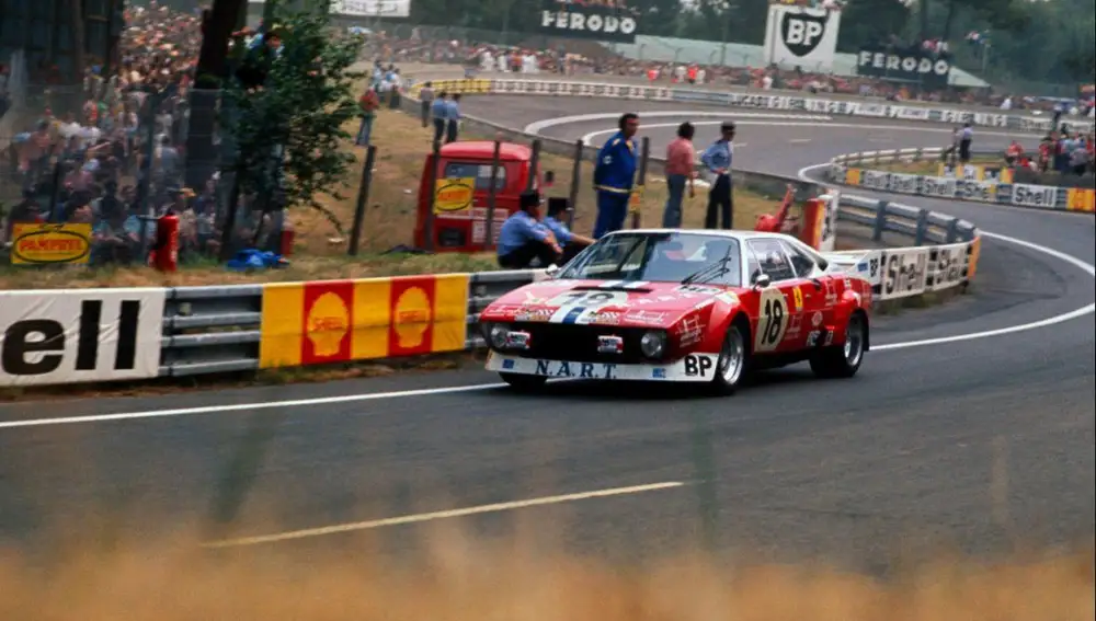 Ferrari 308 en Le Mans 1974
