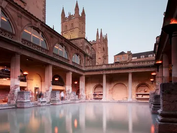Baños Romanos de Bath hoy. Inglaterra Baños Romanos de Bath hoy. Inglaterra