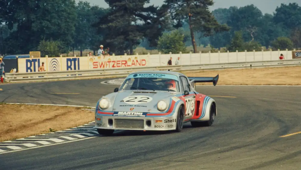 Porsche 911 de Herbert Muller en Le Mans 1974