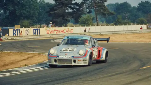 Porsche 911 de Herbert Muller en Le Mans 1974 Porsche 911 de Herbert Muller en Le Mans 1974