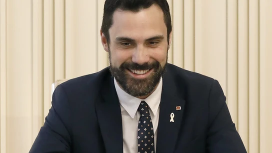 El presidente del Parlament, Roger Torrent El presidente del Parlament, Roger Torrent