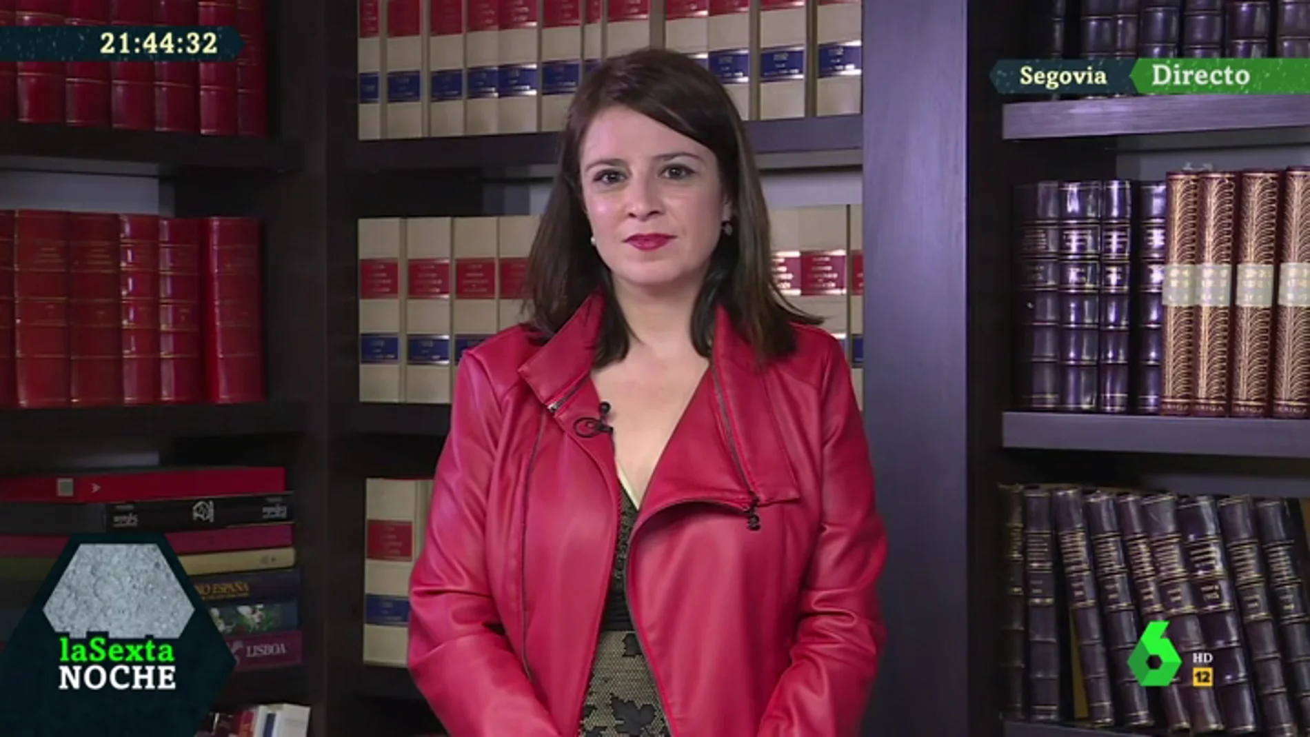Adriana Lastra, portavoz del PSOE en el Congreso