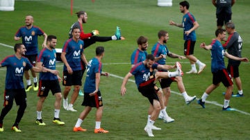 España, en un entrenamiento