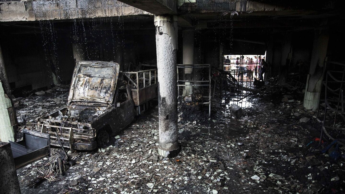 Registro este s&aacute;bado de una casa incendiada, donde seis personas murieron