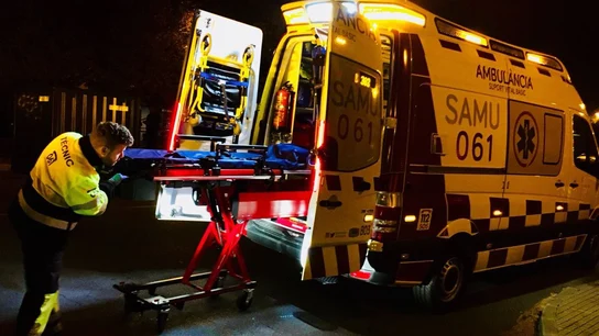 Imagen de archivo de un ambulancia del SAMU 061 Imagen de archivo de un ambulancia del SAMU 061