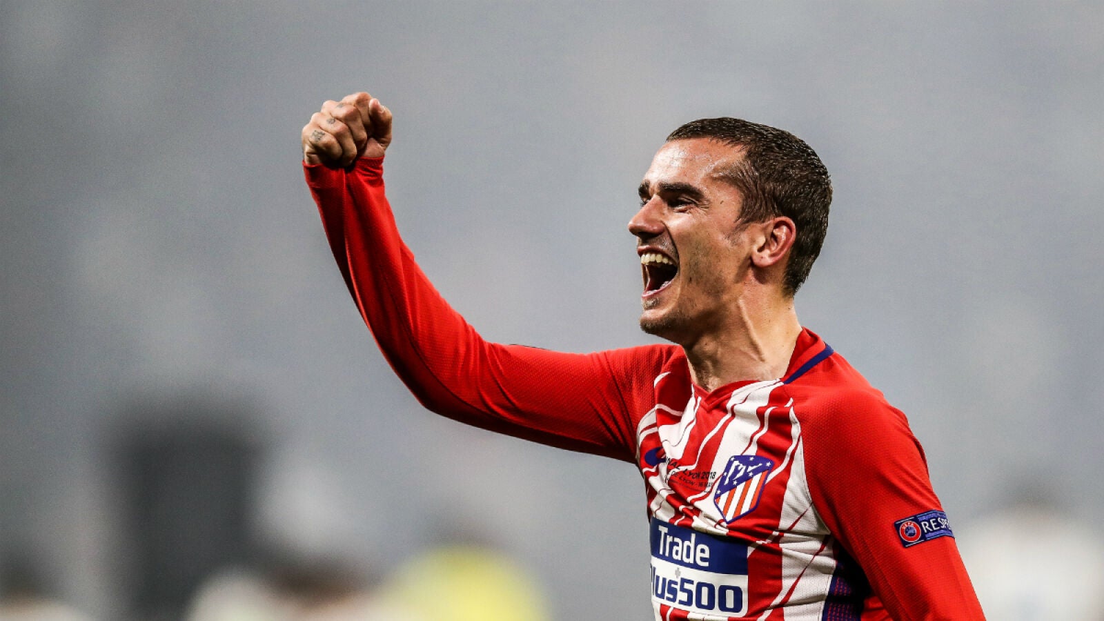 Griezmann celebra un gol con el Atl&eacute;tico