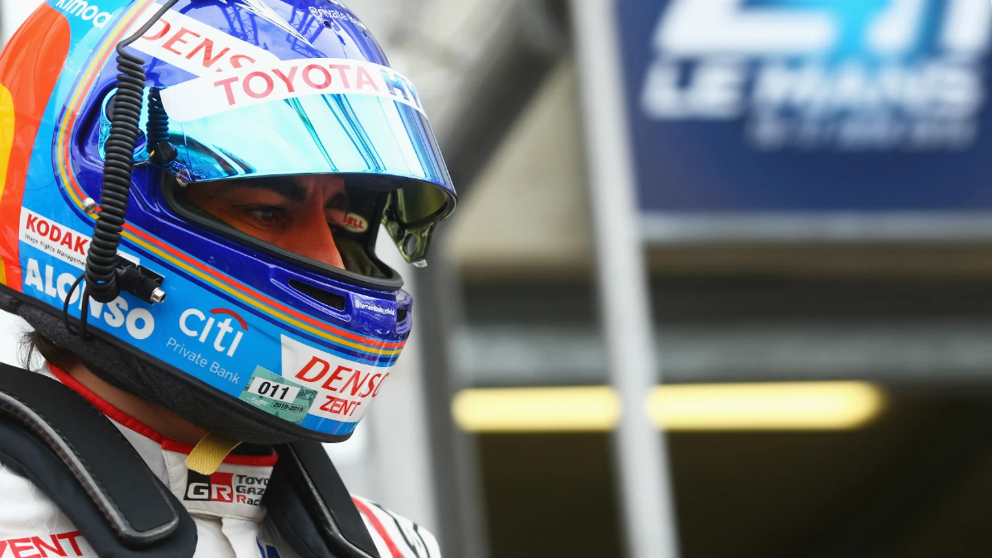 Fernando Alonso, en Le Mans Fernando Alonso, en Le Mans