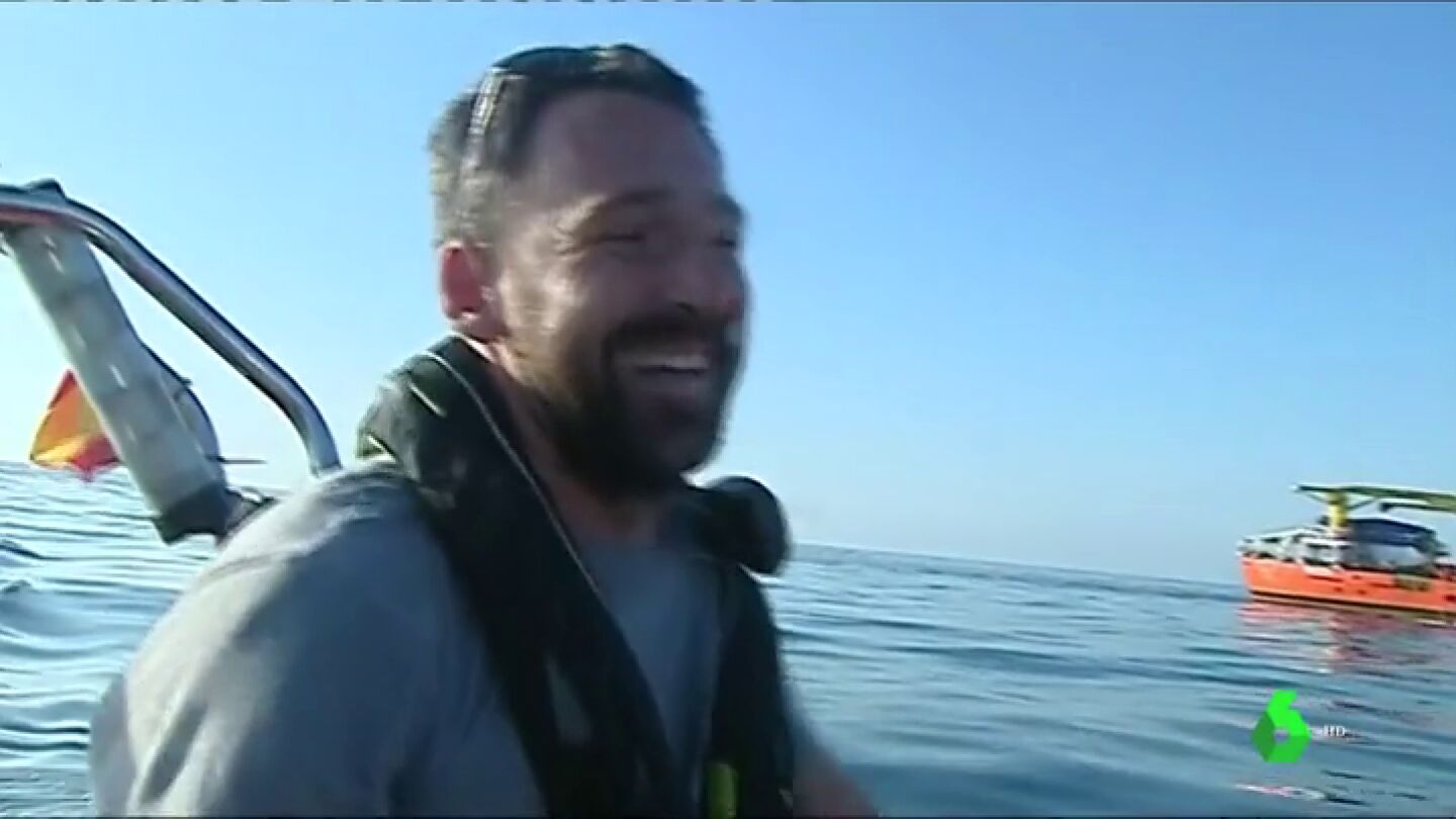 La alegr&iacute;a de Open Arms al recibir al Aquarius: "Emociona porque es gente que busca una vida mejor"