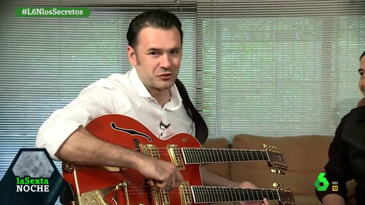 I&ntilde;aki L&oacute;pez se cuela con laSexta Noche en el estudio de m&uacute;sica de &Aacute;lvaro Urquijo, l&iacute;der de Los Secretos